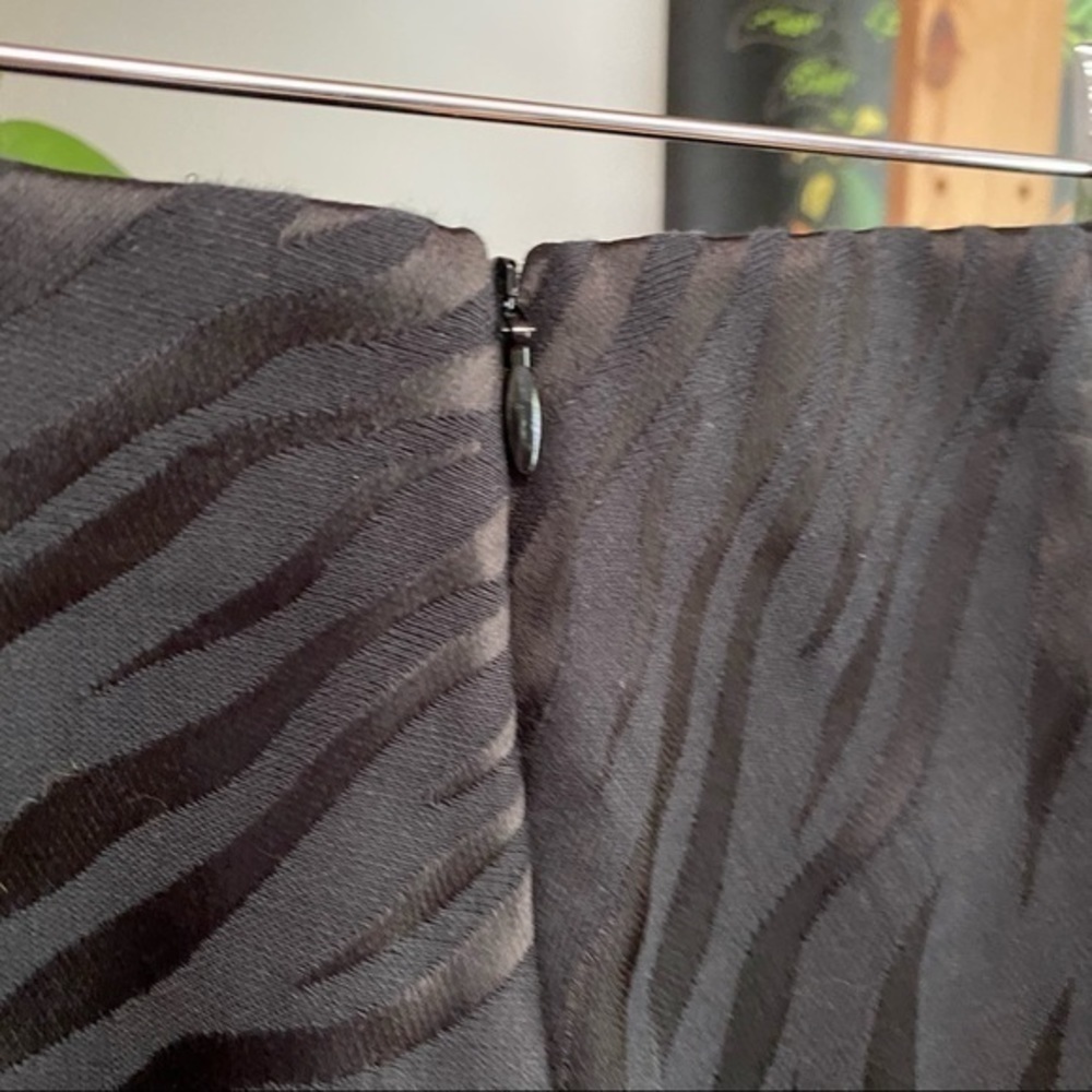 rag & bone Black Simone Cropped Jacquard Zebra Print Pants 0 - Picture 9 of 14